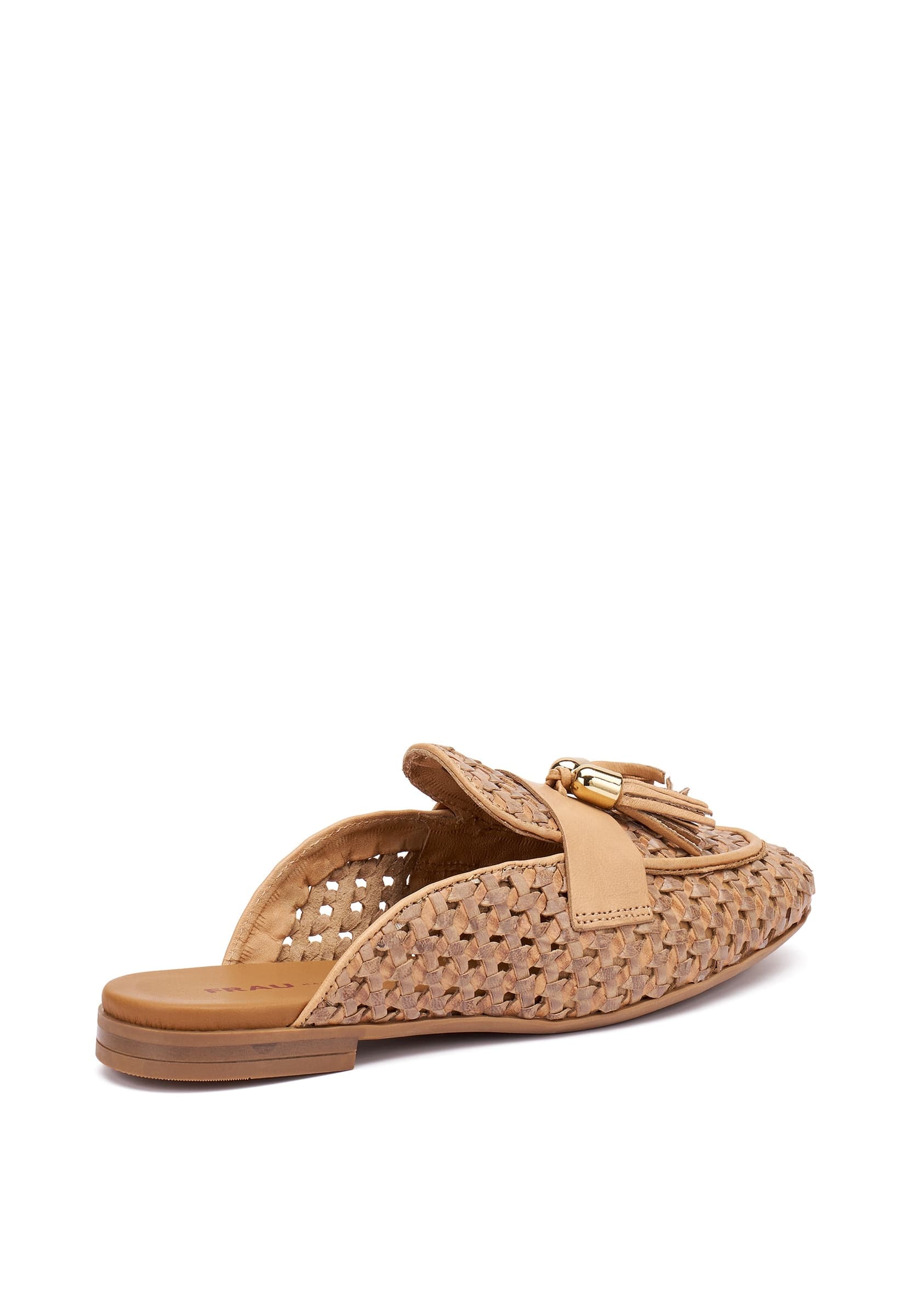 Frau sabot Venezia in pelle intrecciata con nappine 95V7 - 3