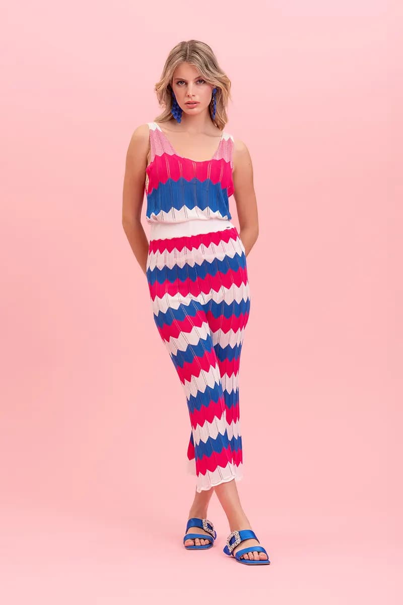 NUALY DAILY | Pantalone tre colori - 1