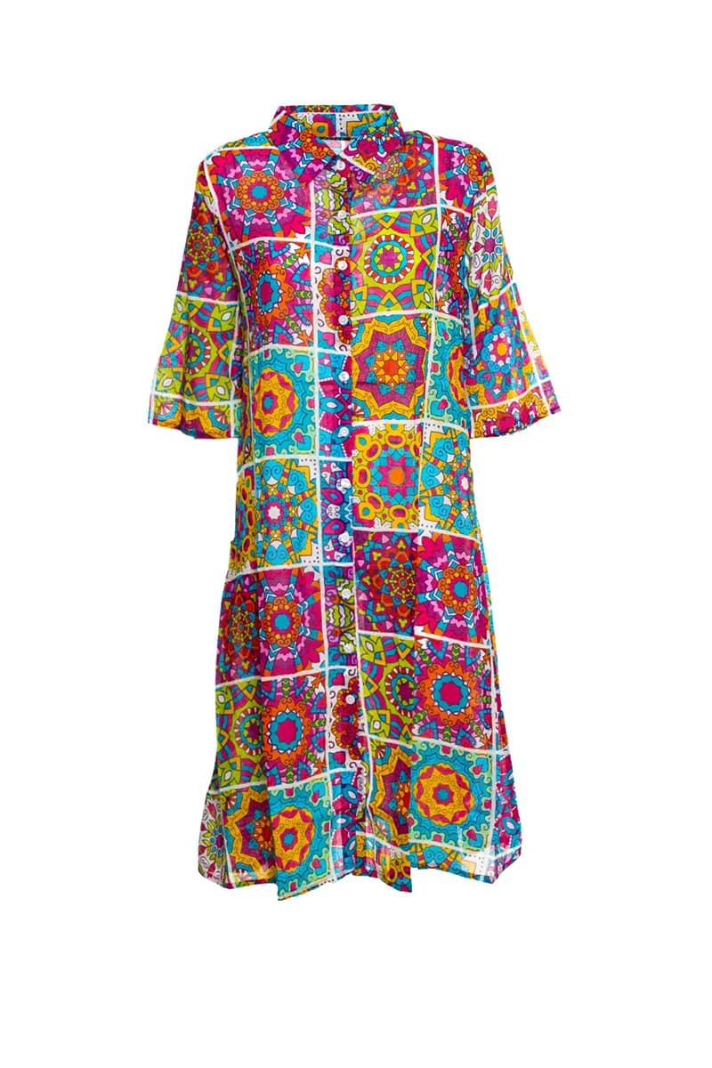 AYFEE | Kaftano multicolor maiolica - 2
