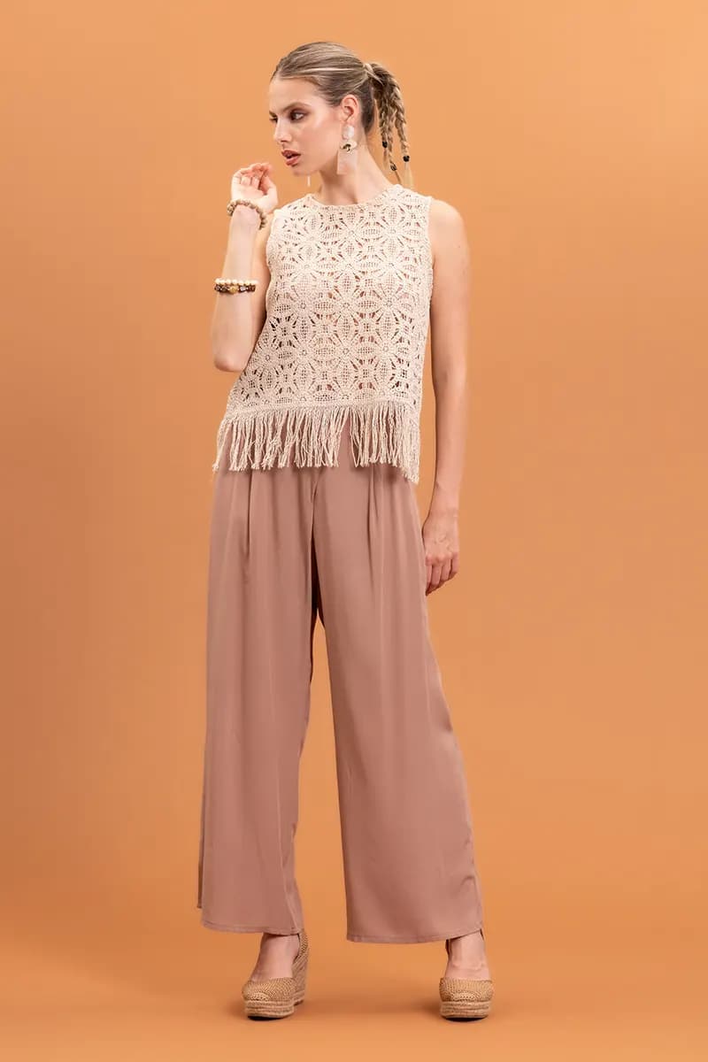 NUALY DAILY | Top in macramè - 4