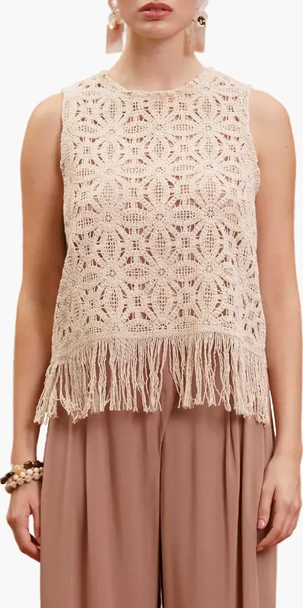 NUALY DAILY | Top in macramè - 2