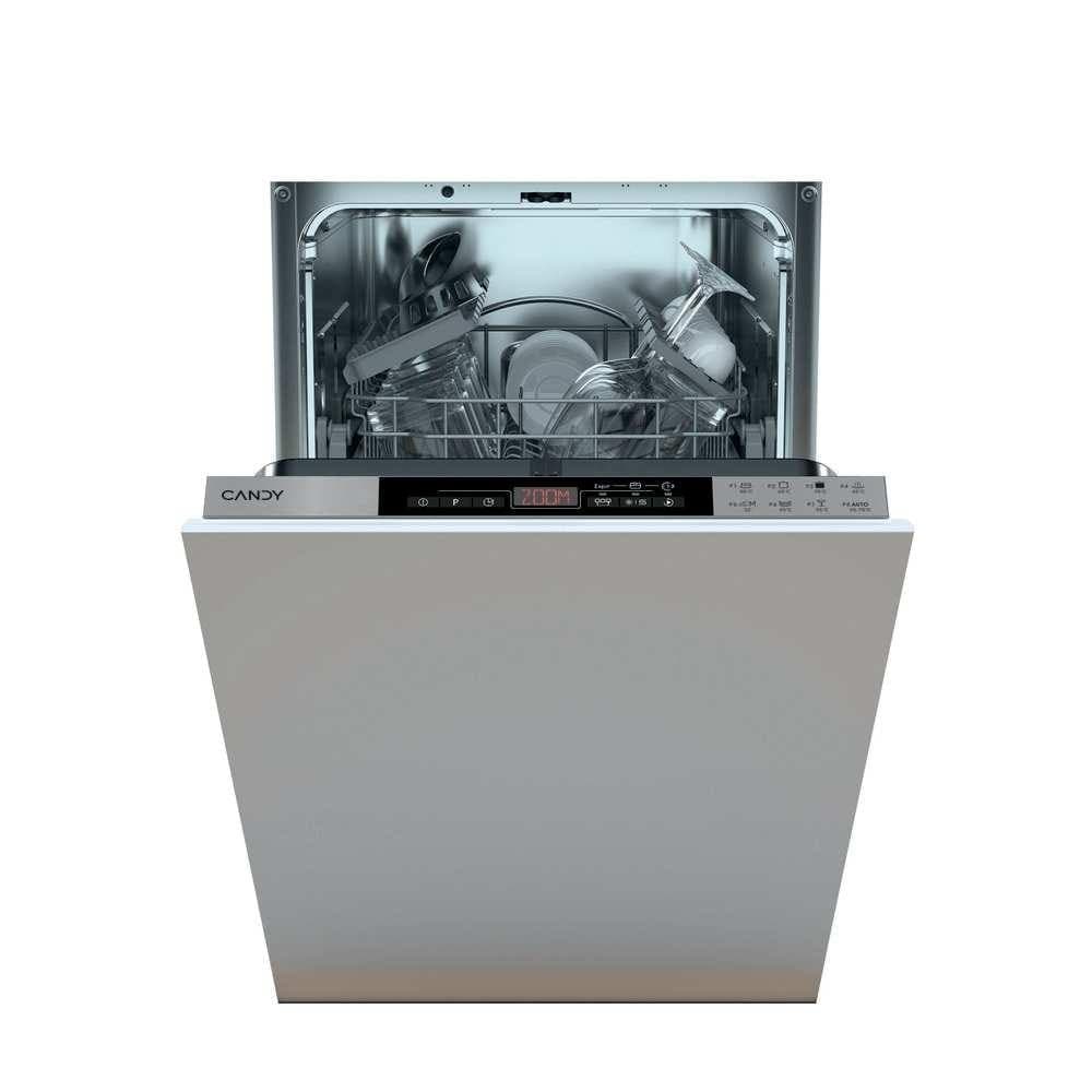 Candy Brava CDIH 2T1047 Lavastoviglie Slim da Incasso, a Scomparsa, 44,8x55,5x81,6 cm, Argentato - 4