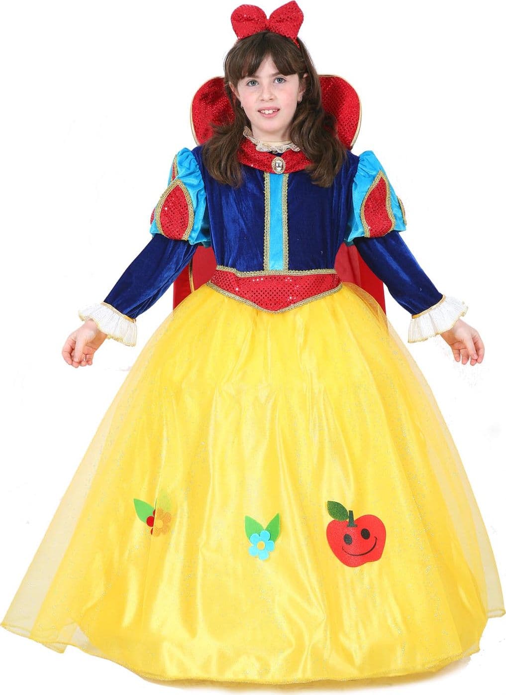 COSTUME CARNEVALE BIANCANEVE LUSSO DA 5 A 11 ANNI - PEGASUS 1600 - 2