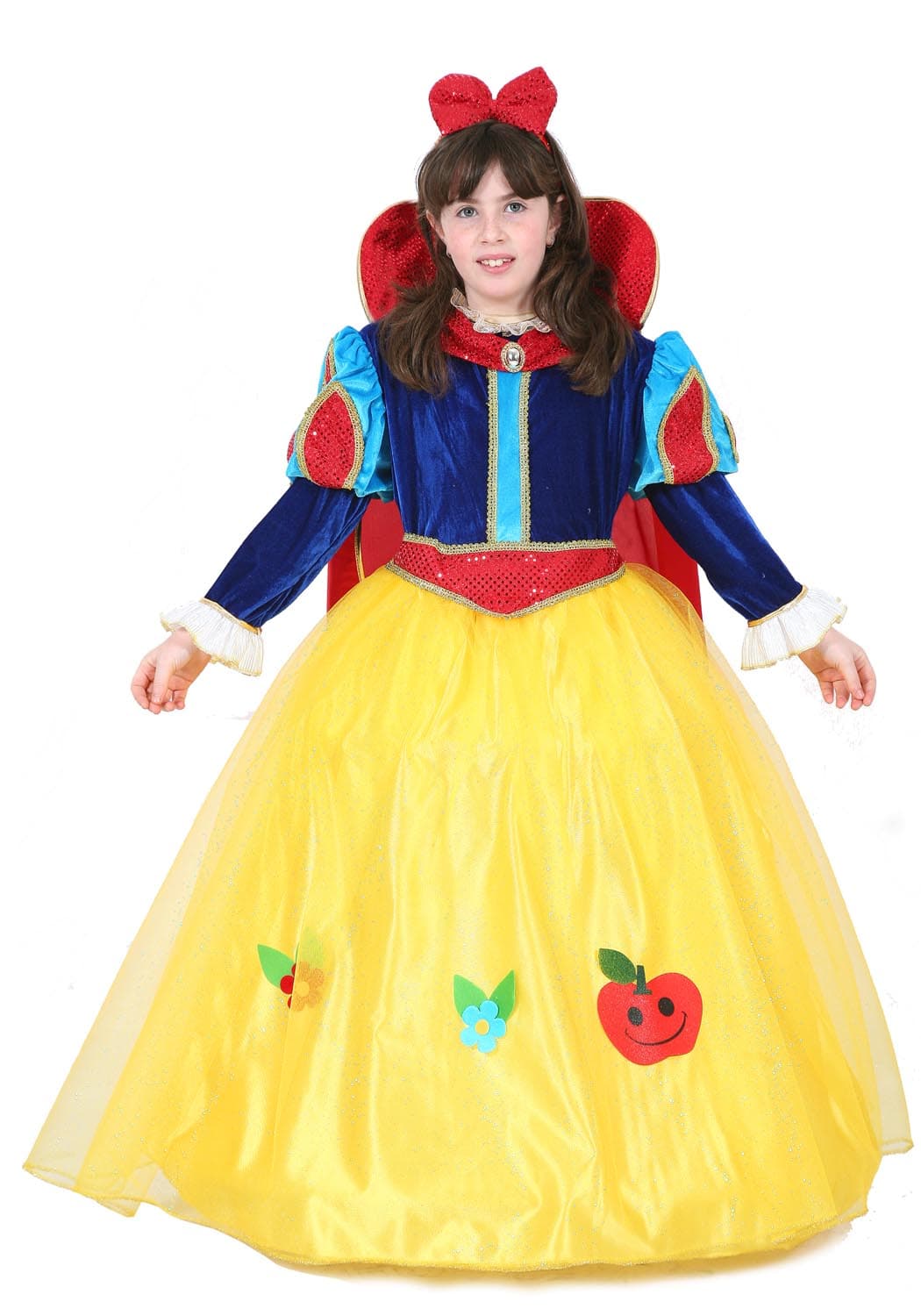 COSTUME CARNEVALE BIANCANEVE LUSSO DA 5 A 11 ANNI - PEGASUS 1600 - 2