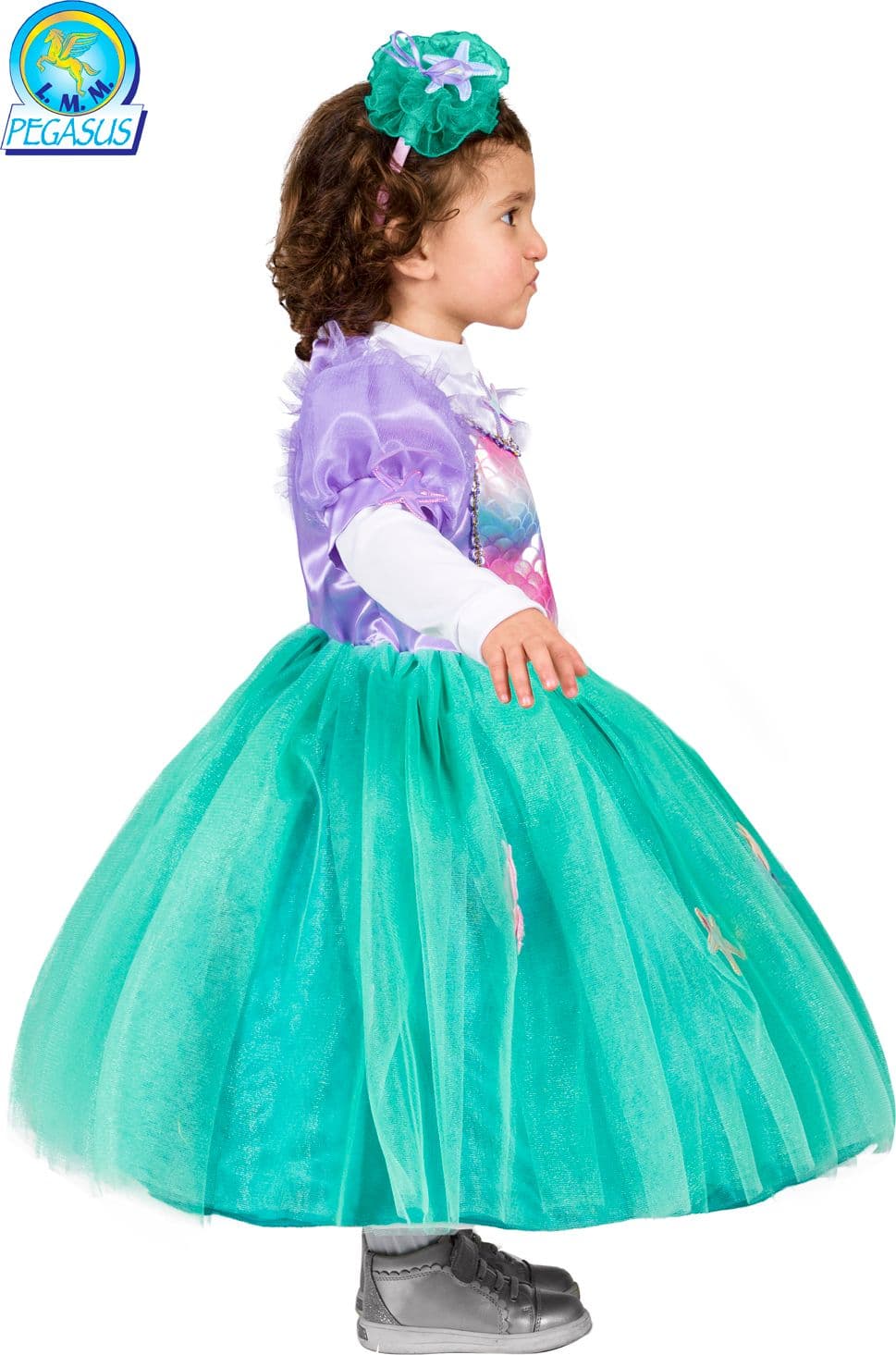 COSTUME CARNEVALE PRINCIPESSA SIRENA DA 13 A 36 MESI - PEGASUS 2096 - 2