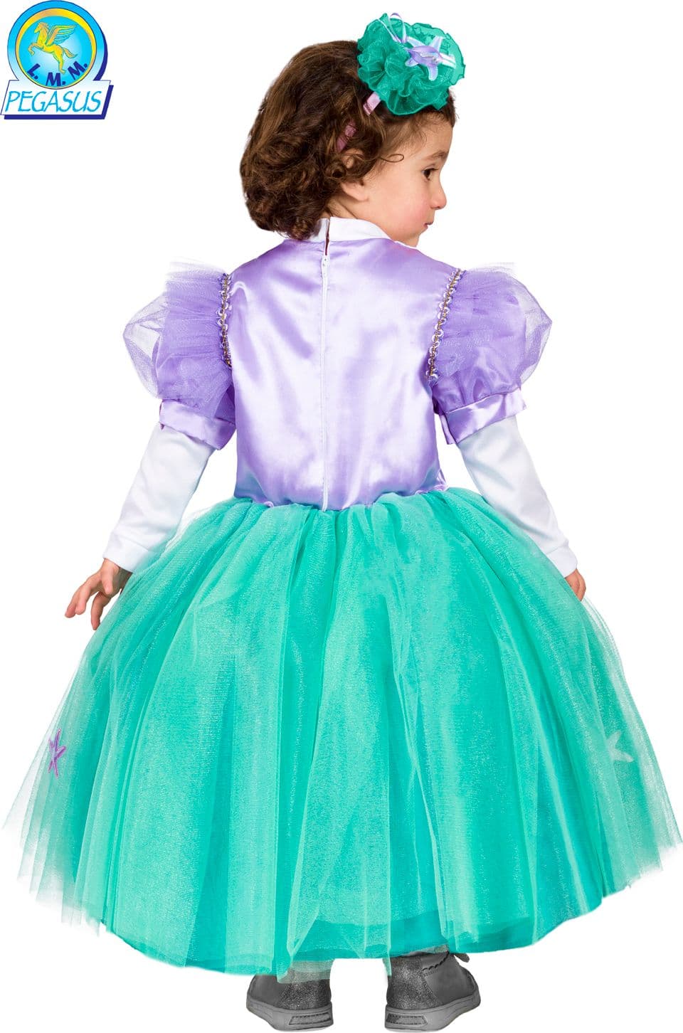 COSTUME CARNEVALE PRINCIPESSA SIRENA DA 13 A 36 MESI - PEGASUS 2096 - 3