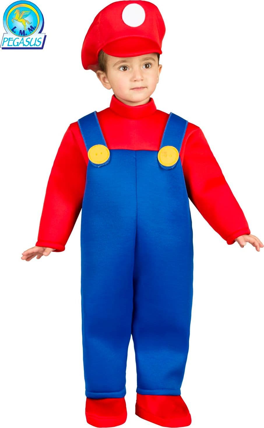 COSTUME CARNEVALE MARIO DA 10 A 36 MESI - PEGASUS 2129 - 4