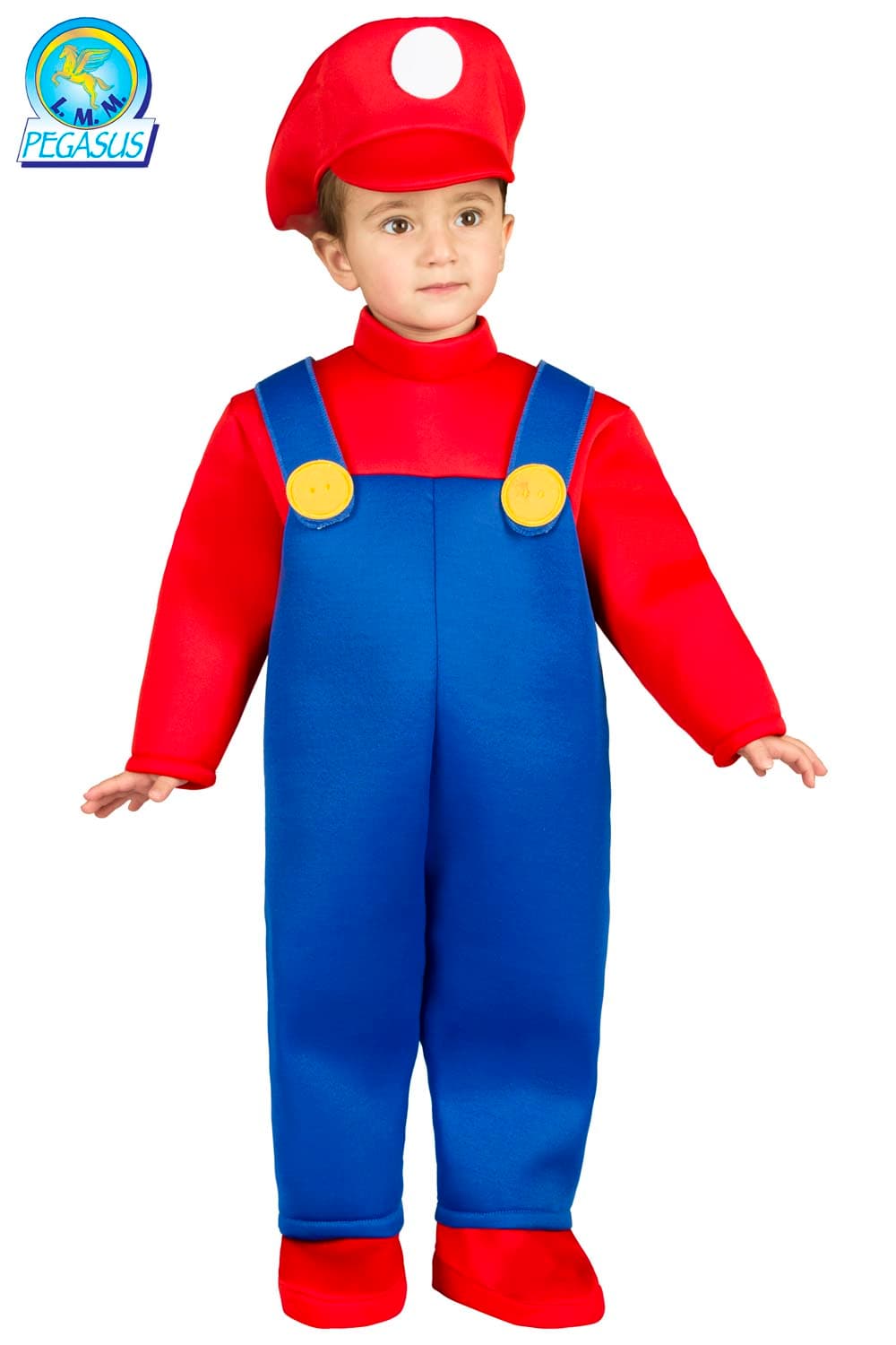 COSTUME CARNEVALE MARIO DA 10 A 36 MESI - PEGASUS 2129 - 4