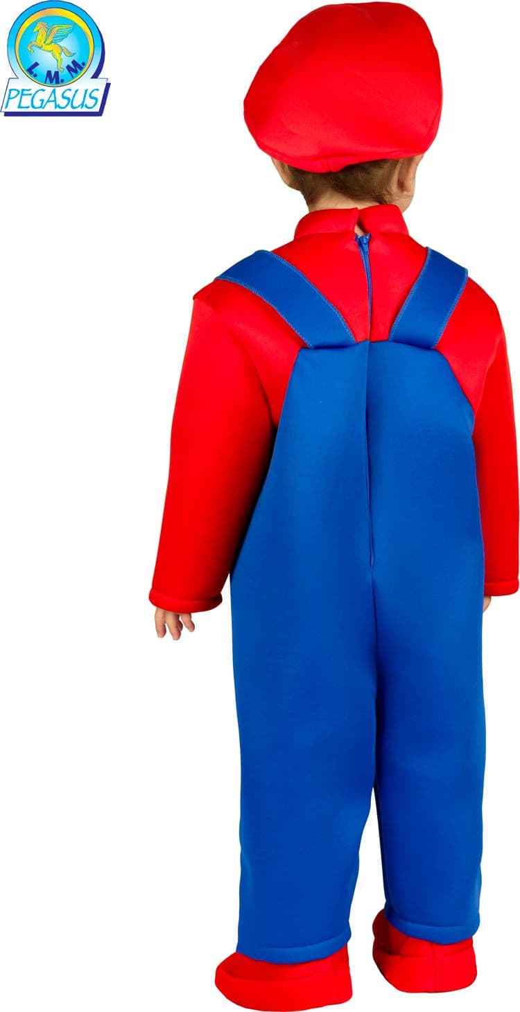 COSTUME CARNEVALE MARIO DA 10 A 36 MESI - PEGASUS 2129 - 3