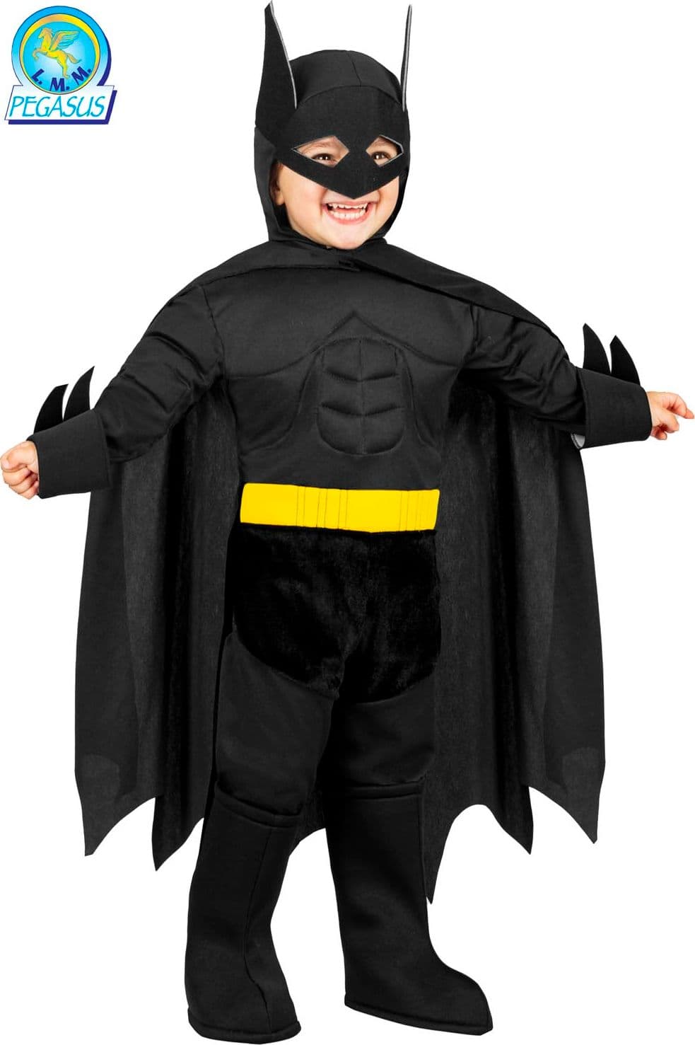 COSTUME CARNEVALE SUPER PIPISTRELLO CON MUSCOLI DA 13 A 36 MESI - PEGASUS 2134 - 4