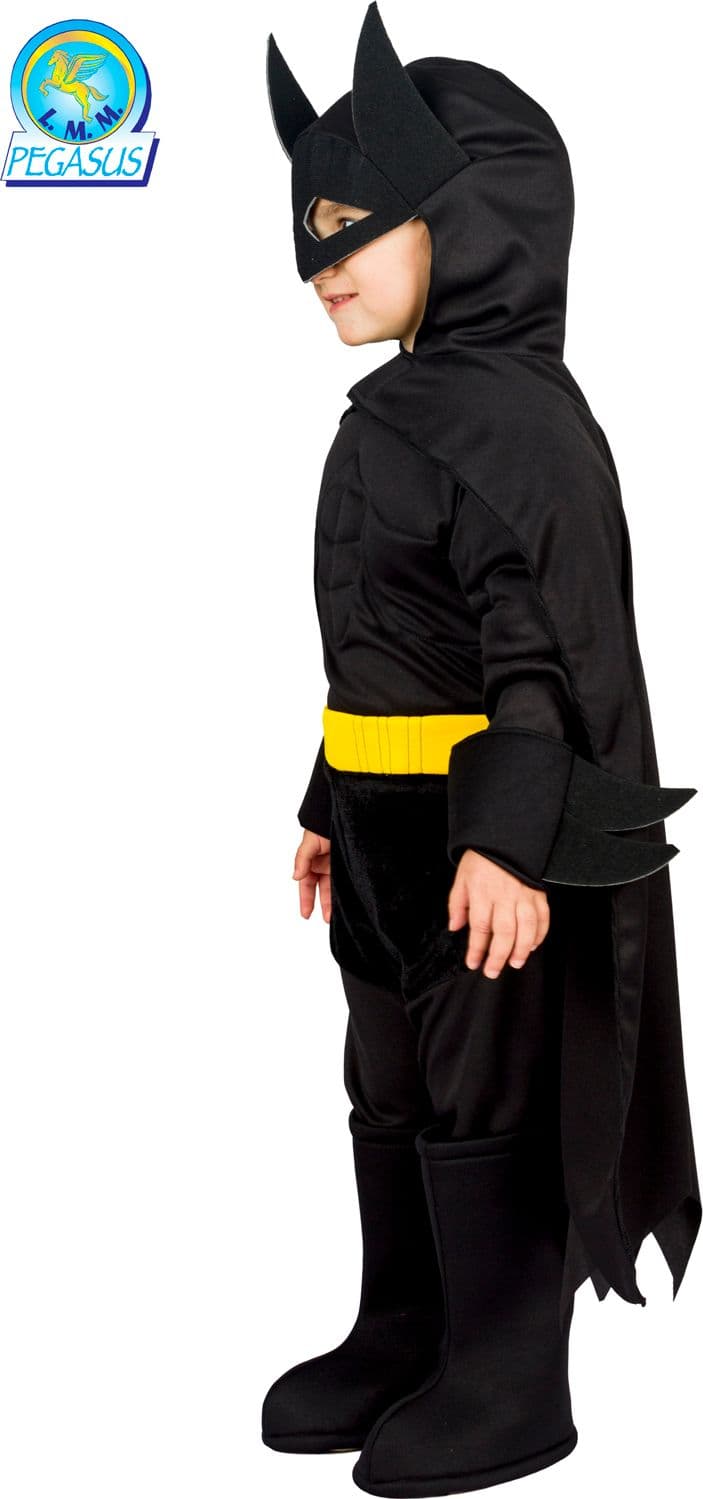 COSTUME CARNEVALE SUPER PIPISTRELLO CON MUSCOLI DA 13 A 36 MESI - PEGASUS 2134 - 2