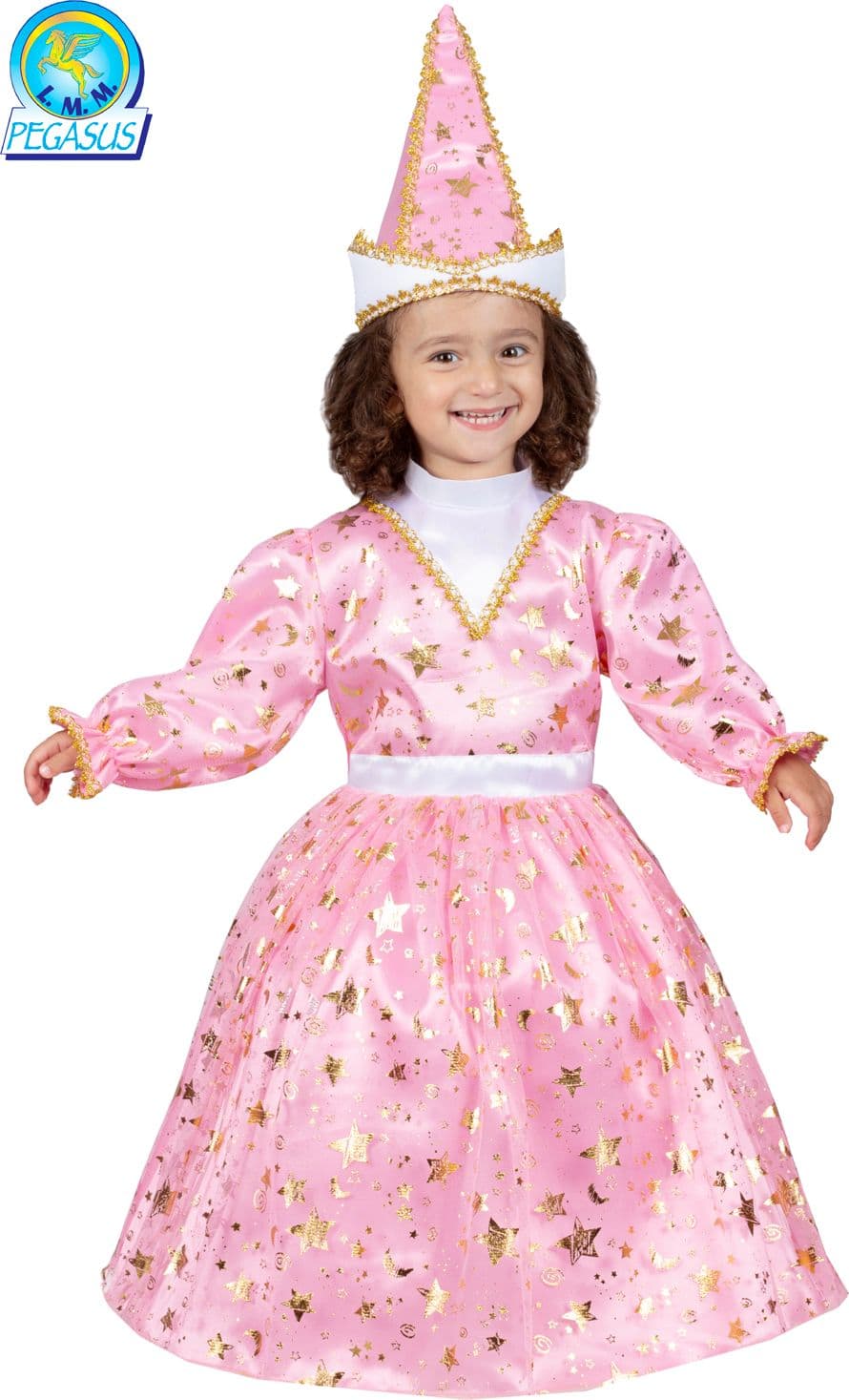 COSTUME CARNEVALE FATINA ROSA DA 13 A 36 MESI - PEGSUS 2076 - 4