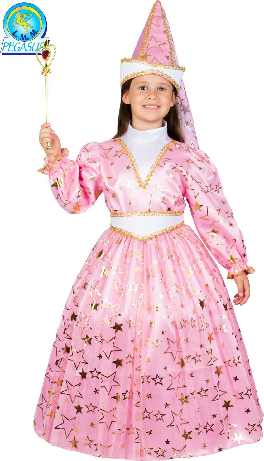 COSTUME CARNEVALE FATINA ROSA DA 3 A 6 ANNI - PEGASUS 0358 - 4