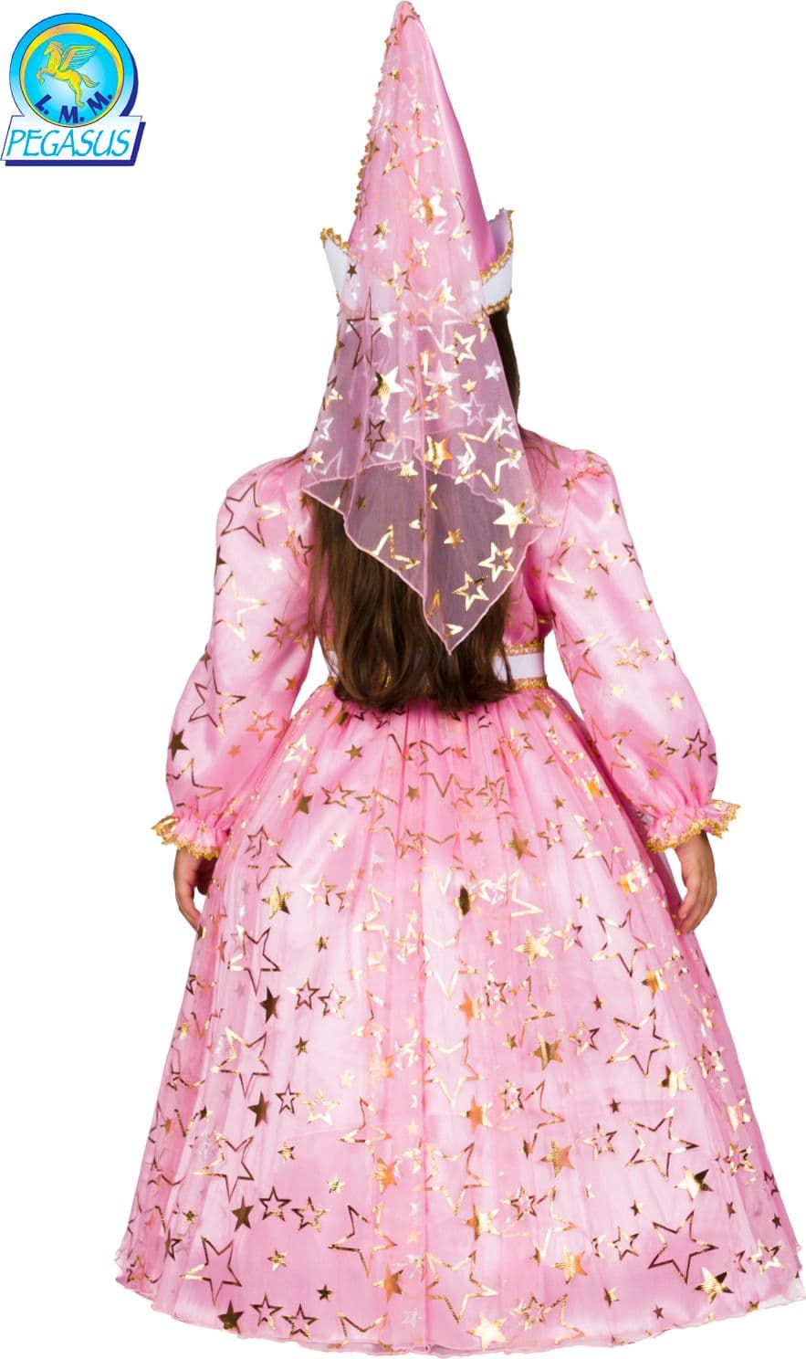 COSTUME CARNEVALE FATINA ROSA DA 3 A 6 ANNI - PEGASUS 0358 - 3