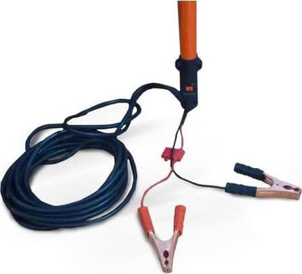 Abbacchiatore elettrico a batteria 12 volt con asta telescopica 190/280 cm - 3