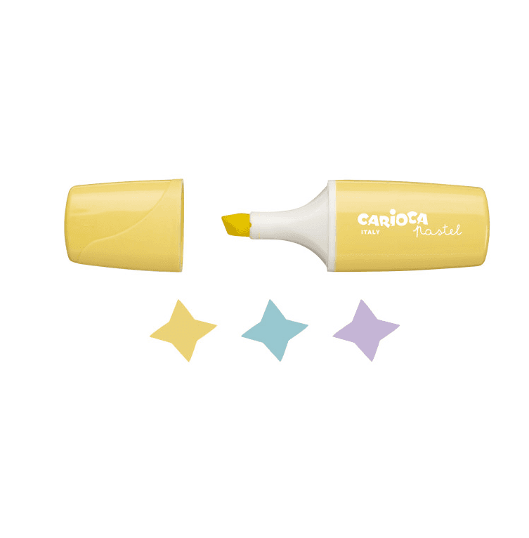 Carioca - Evidenziatori Minilight Pastel - 3 Pz (43168) - 2