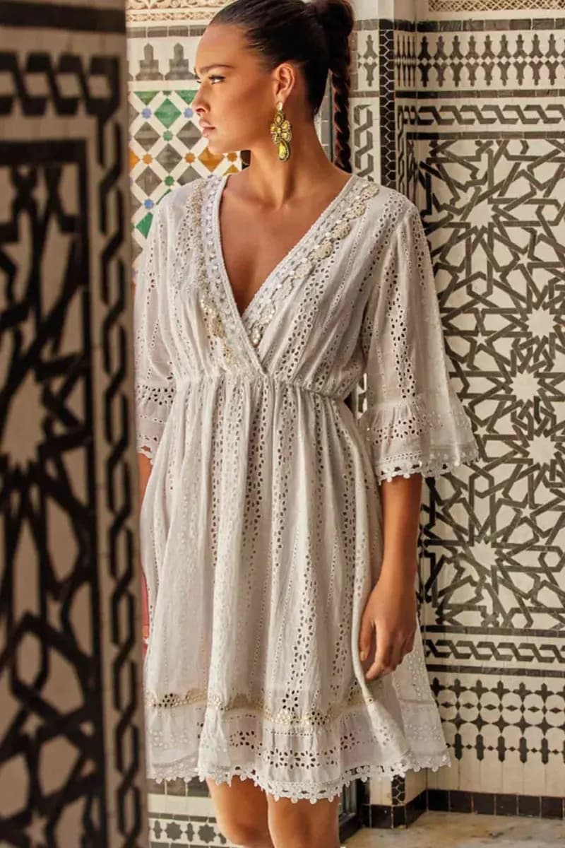ICONIQUE Abbigliamento | Abito pizzo pregiato Giorgia - 5