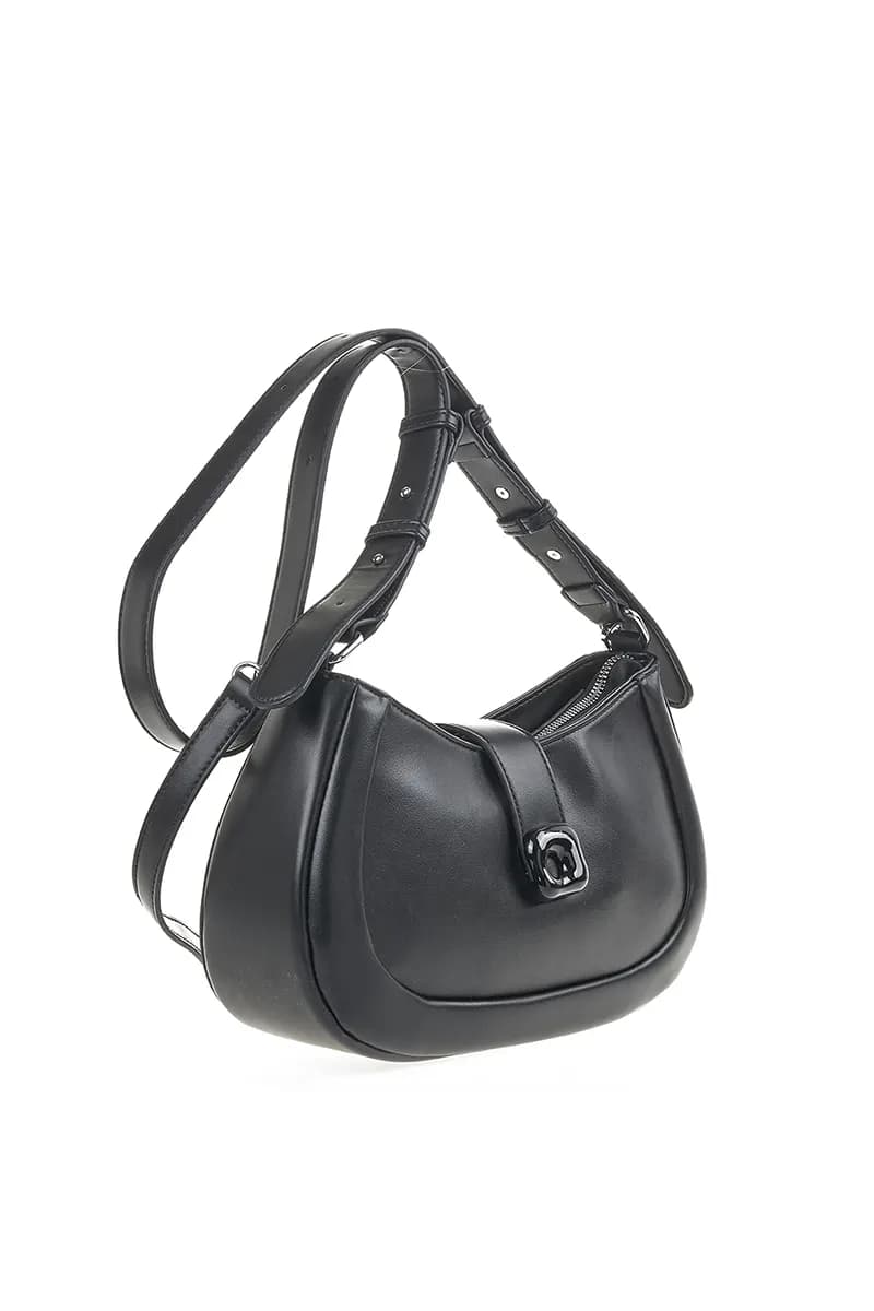 VERDE FASHION | Borsa a spalla ecopelle - 1