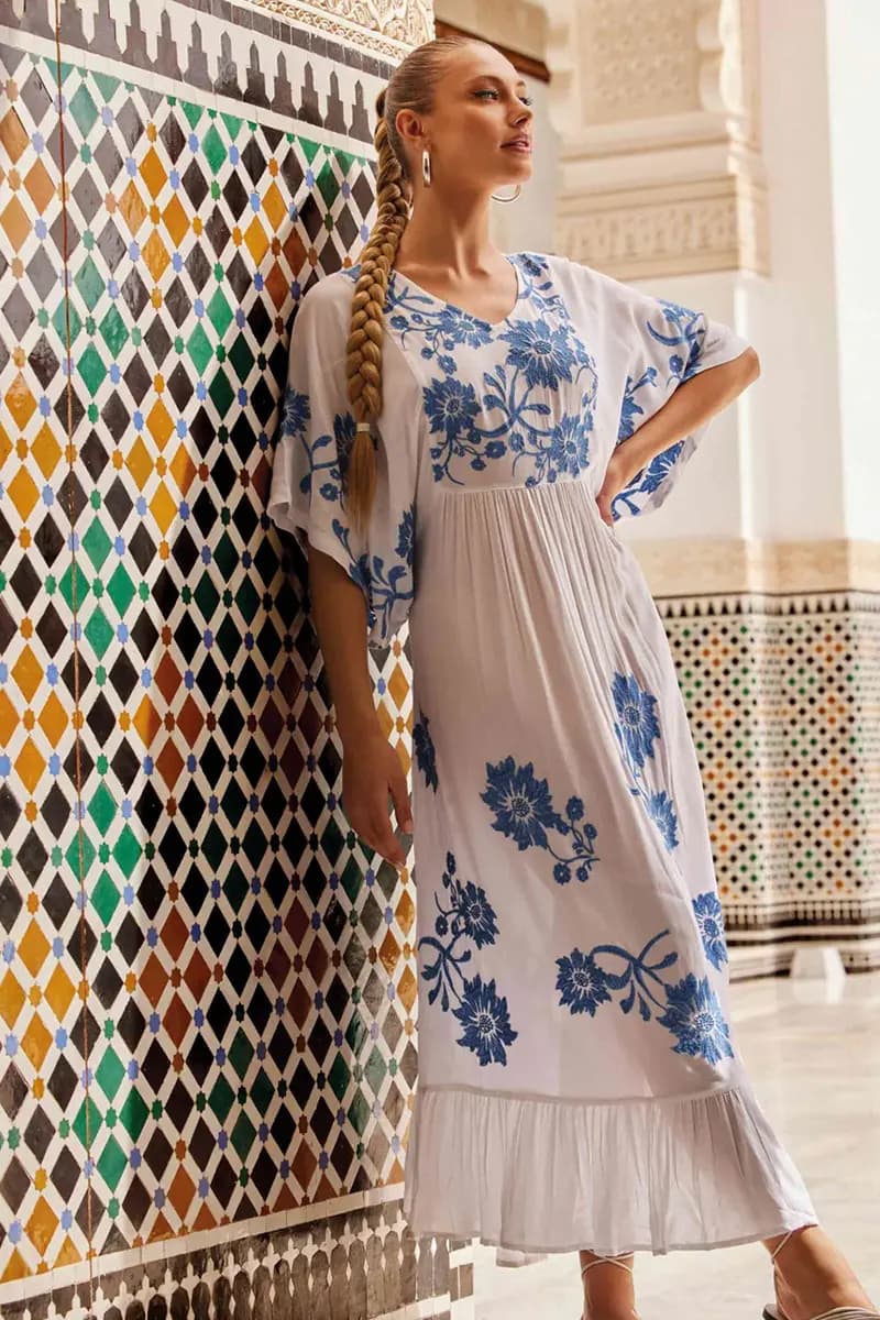 ICONIQUE Abbigliamento | Kaftano lungo Mila - 5