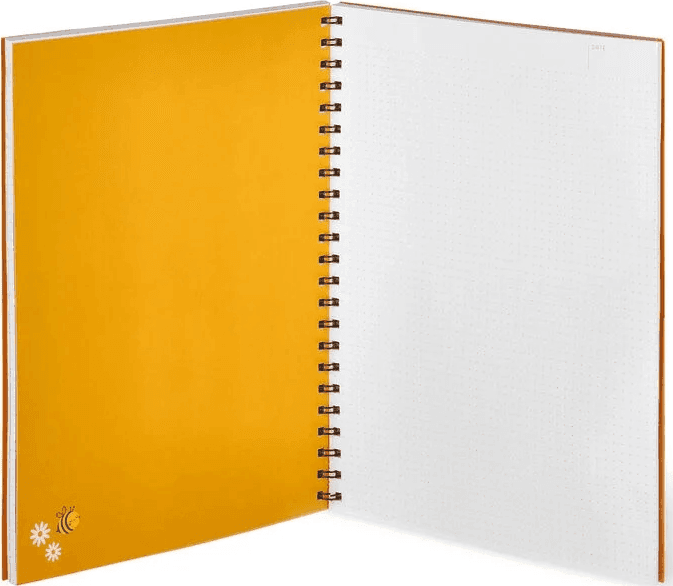 Legami - Quaderno Maxi con spirale 3 in1 A4 - Bee (4NOTS0052) - 4