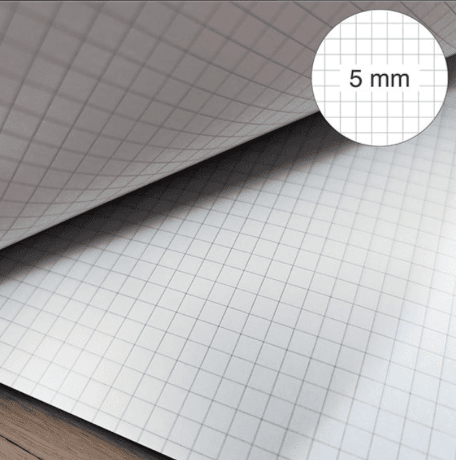 BM - Quaderno Spiralato  100 fg 5mm con righello e Sticky Notes - 7