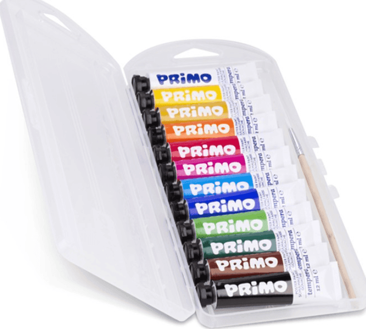 Primo - Colori a Tempera 12 ml. da 12 colori ( 448T12AP) - 2
