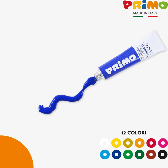 Primo - Colori a Tempera 12 ml. da 12 colori ( 448T12AP) - 3