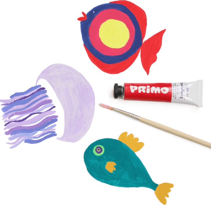 Primo - Colori a Tempera 12 ml. da 12 colori ( 448T12AP) - 4