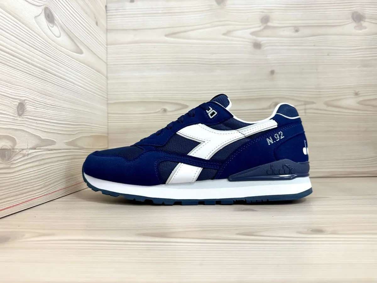 Diadora N.92 uomo sneakers blu stile sportivo iconico comfort quotidiano - 4