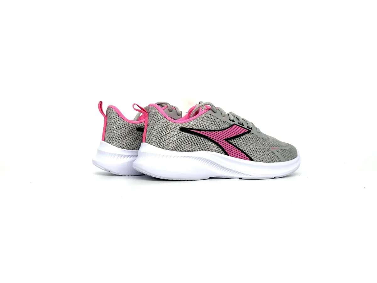 Diadora running donna Robin 7 W silver pink fluo - 2