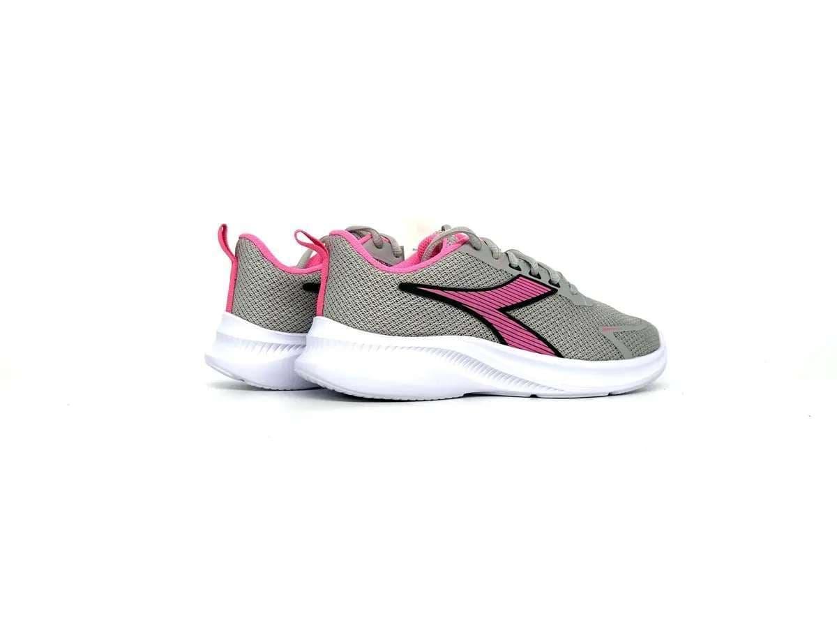 Diadora running donna Robin 7 W silver pink fluo - 2