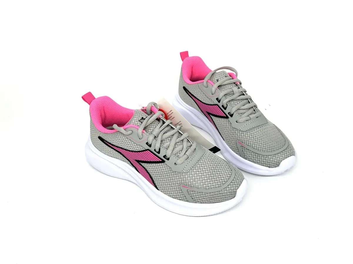 Diadora running donna Robin 7 W silver pink fluo - 4
