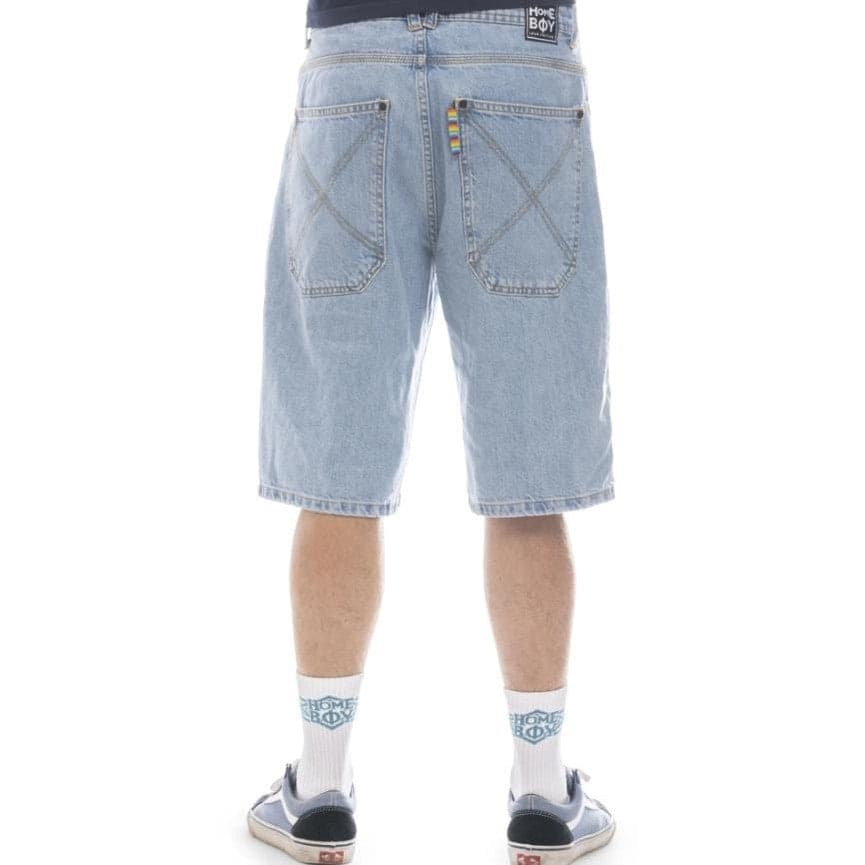 Shorts Homeboy Baggy Denim Blue - 3