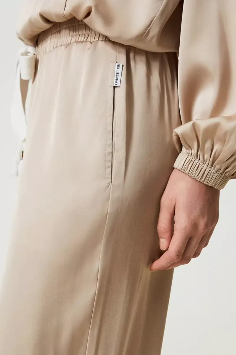 TWINSET | Pantaloni joggers in raso - 4
