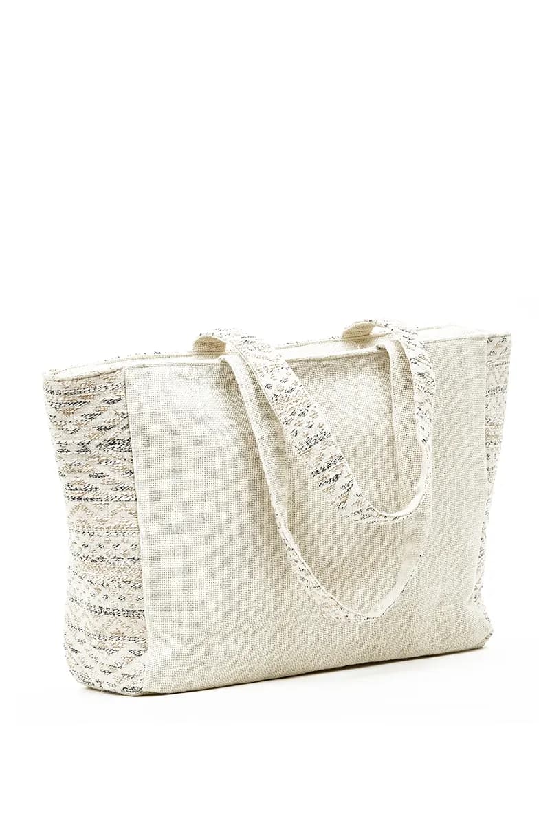 VERDE FASHION | Borsa mare tessuto paglia - 3