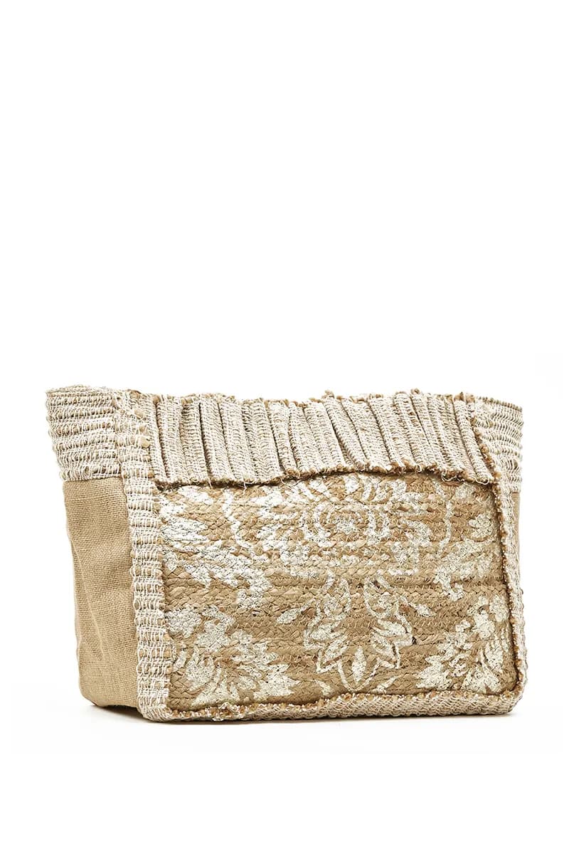VERDE FASHION | Borsa mare tessuto paglia - 2