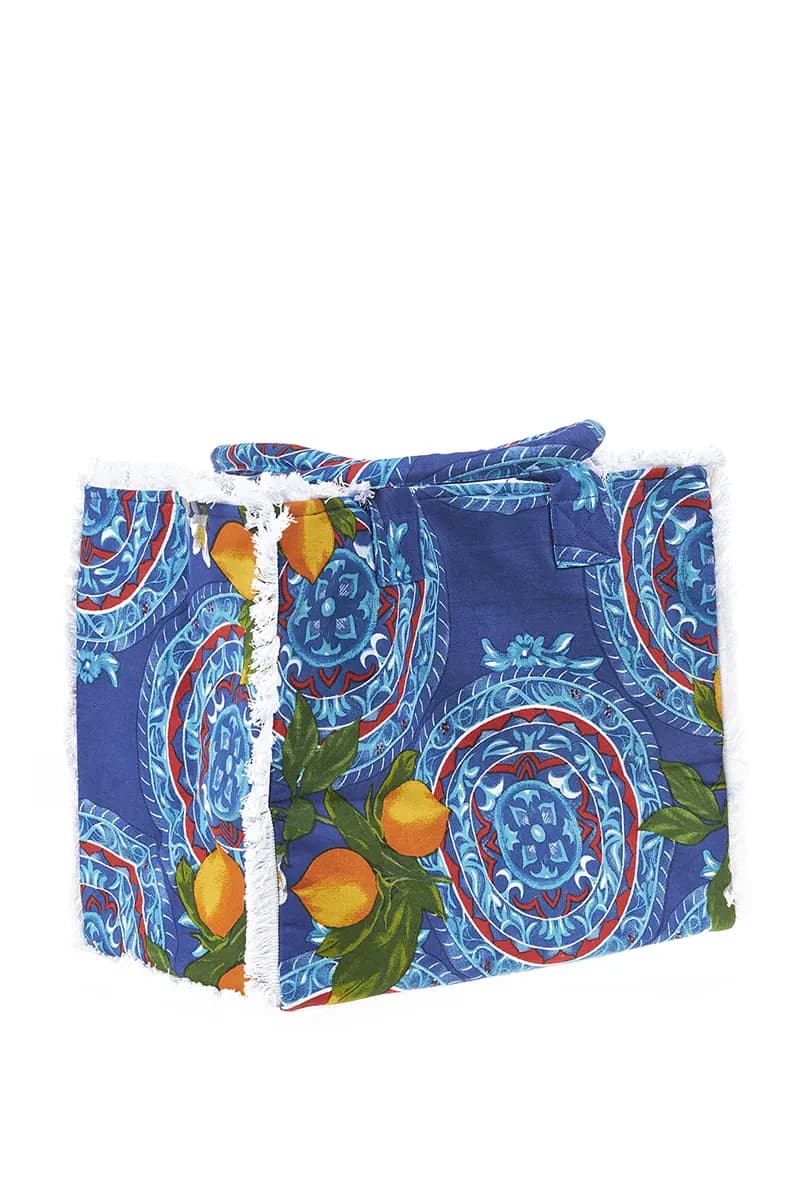 VERDE FASHION | Borsa mare tessuto - 3