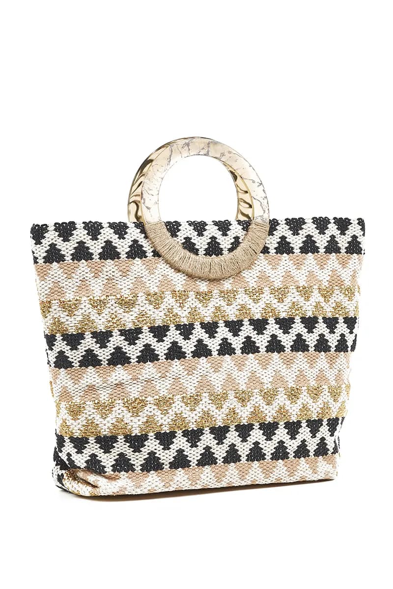 VERDE FASHION | Borsa mare tessuto - 2