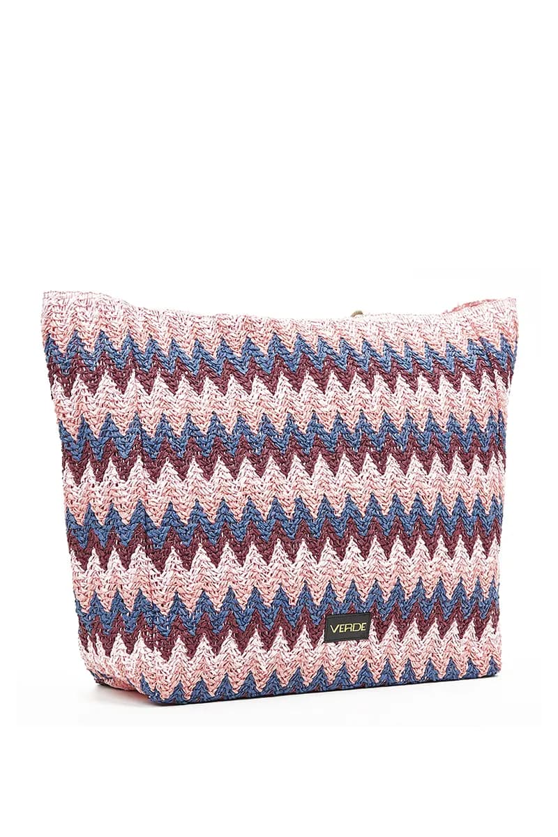VERDE FASHION | Borsa mare tessuto paglia - 2