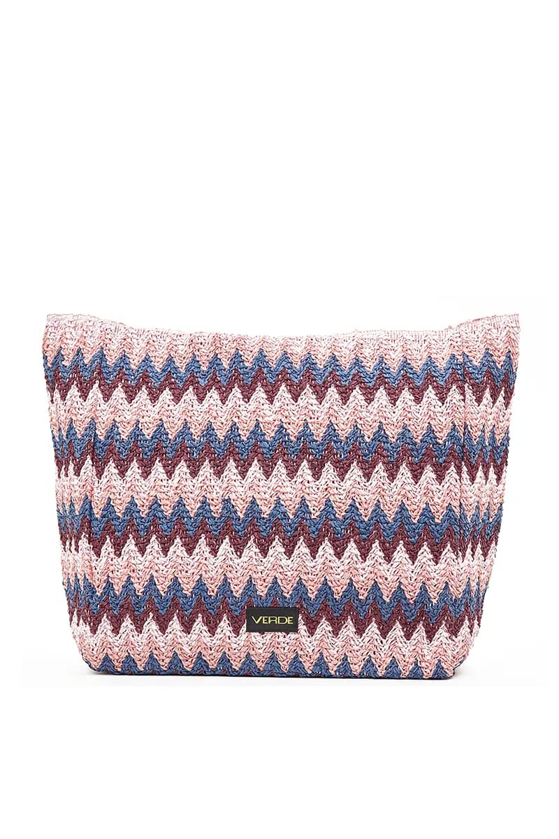 VERDE FASHION | Borsa mare tessuto paglia - 4