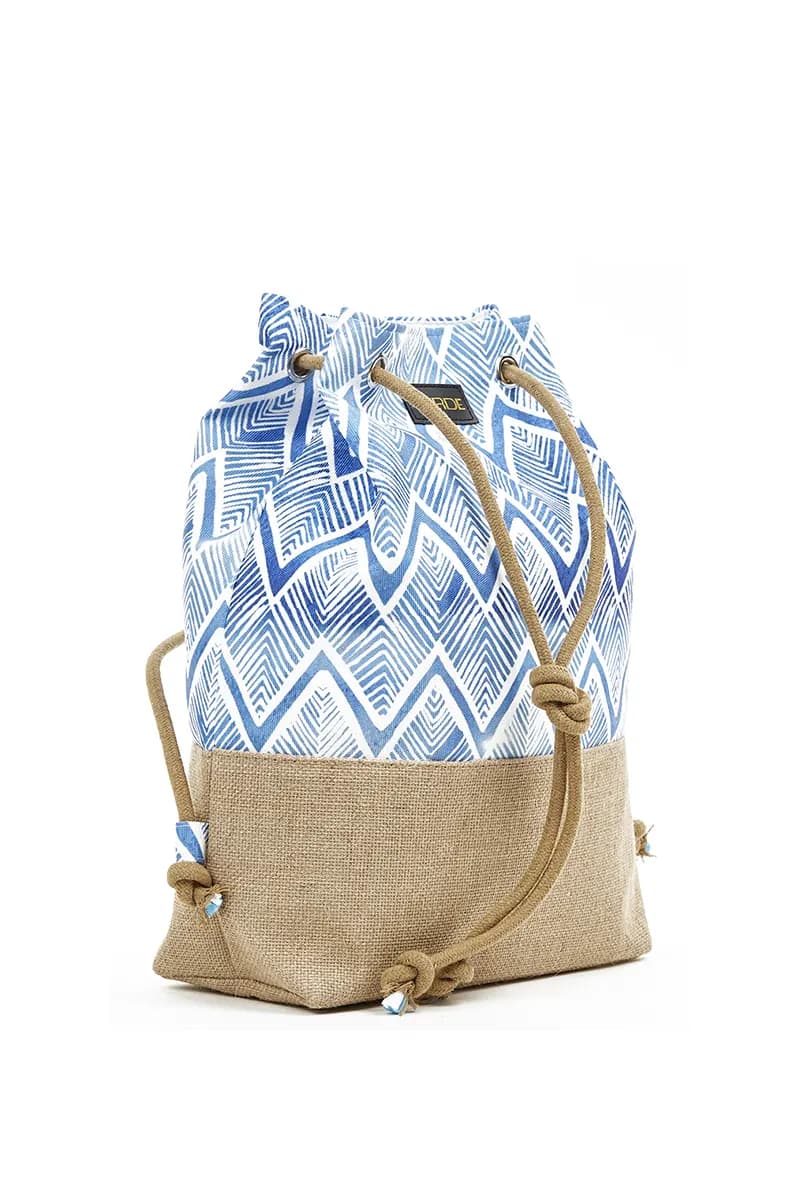 VERDE FASHION | Borsa mare tessuto paglia - 1