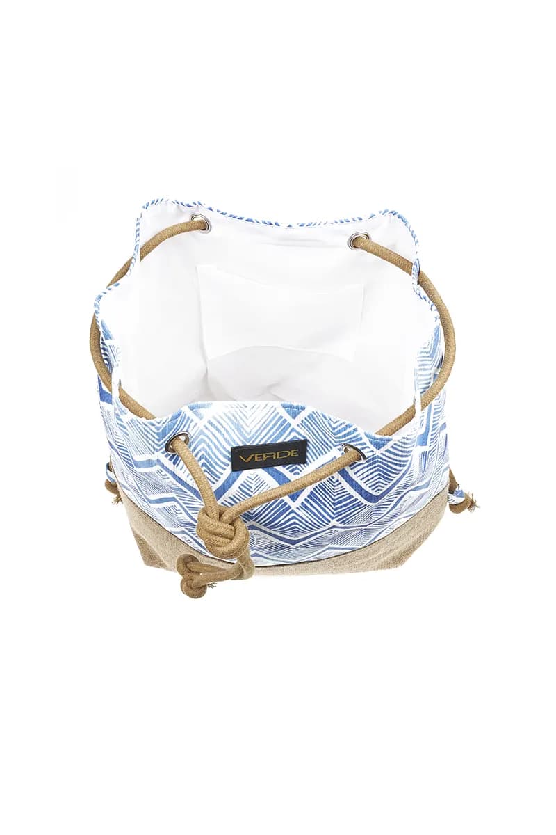 VERDE FASHION | Borsa mare tessuto paglia - 5