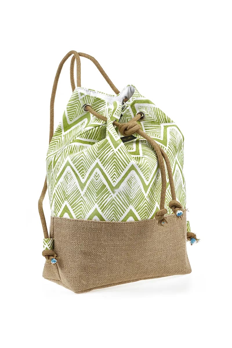 VERDE FASHION | Borsa mare tessuto paglia - 8