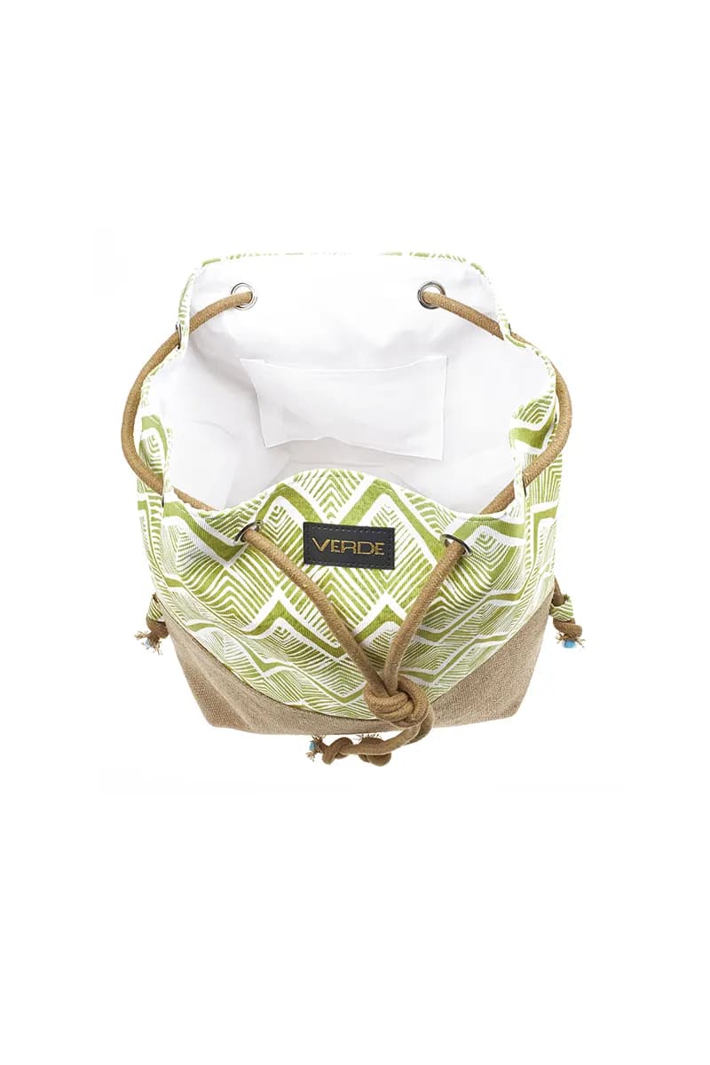VERDE FASHION | Borsa mare tessuto paglia - 10