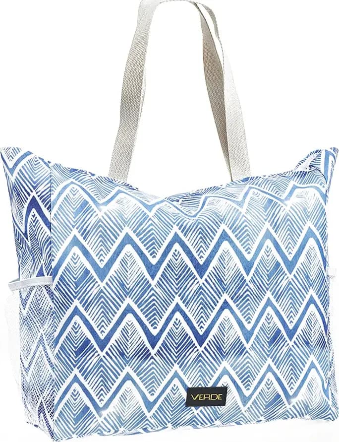 VERDE FASHION | Borsa mare tessuto - 1