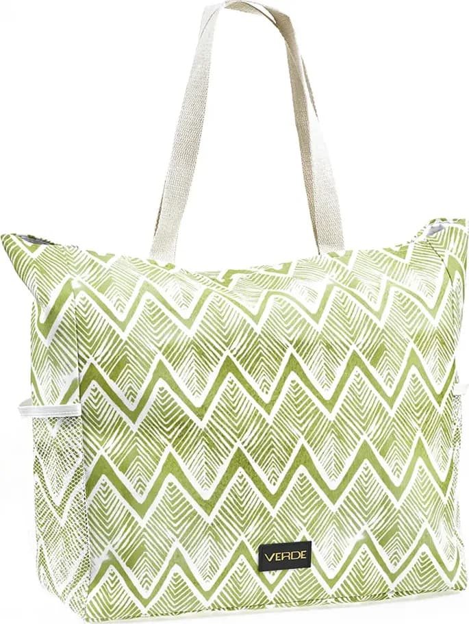 VERDE FASHION | Borsa mare tessuto - 5