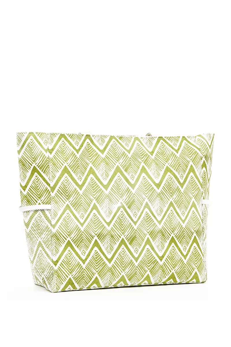 VERDE FASHION | Borsa mare tessuto - 6