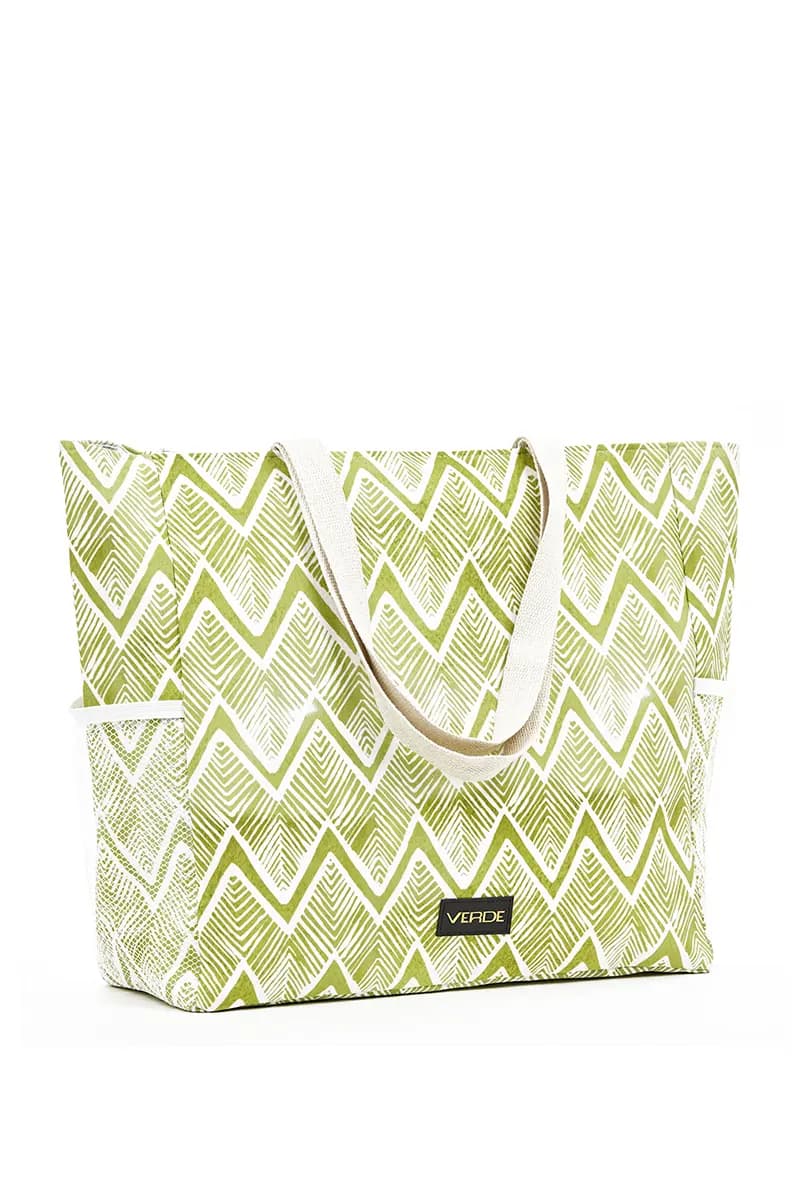 VERDE FASHION | Borsa mare tessuto - 7