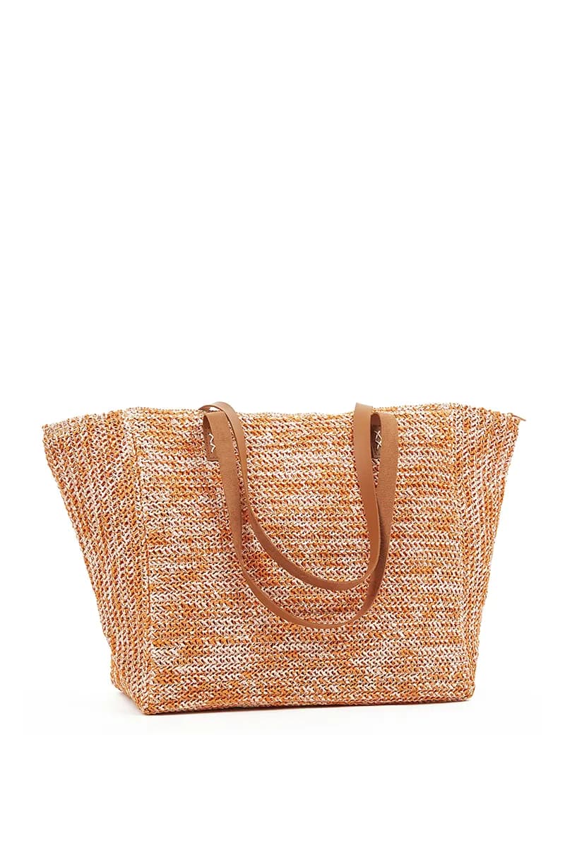 VERDE FASHION | Borsa mare tessuto paglia - 7