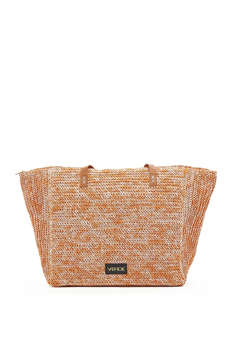 VERDE FASHION | Borsa mare tessuto paglia - 9